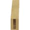 Ekena Millwork 3-inch W x 8-inch D x 12-inch H Pescadero Rough Cedar Woodgrain TimberThane Knee Brace, Primed BRCUR03X08X12PECRCPR - alternate 4